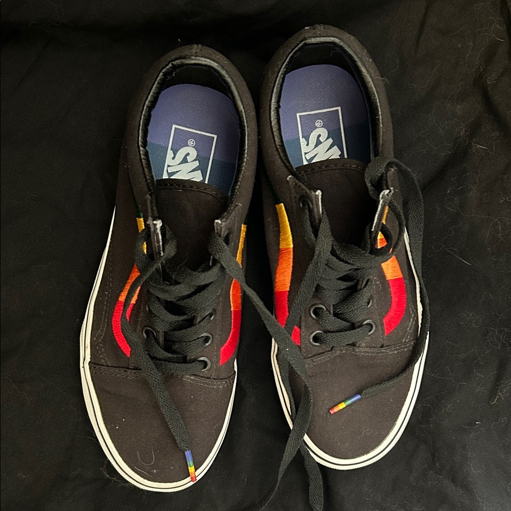 Vans vintage rainbow sneakers. - Picture 3 of 10